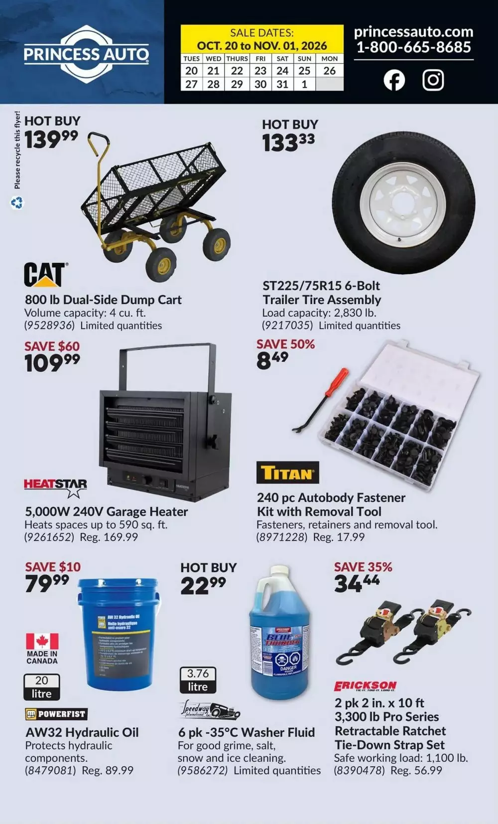 Princess Auto Flyer October 20 to November 1, 2026 2 princess auto flyer october 20 november 1 2 248