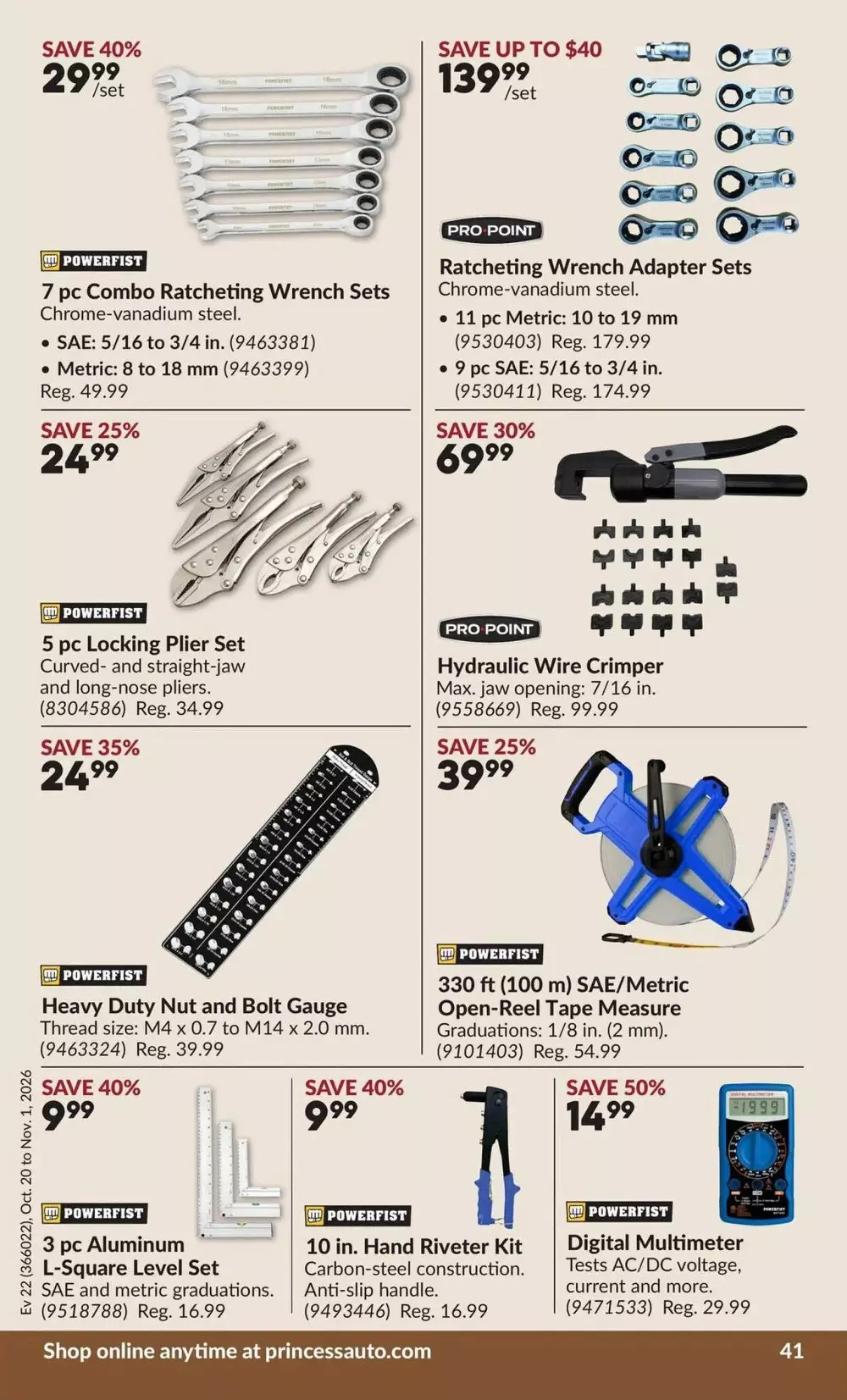 princess auto flyer october 20 november 1 42 646