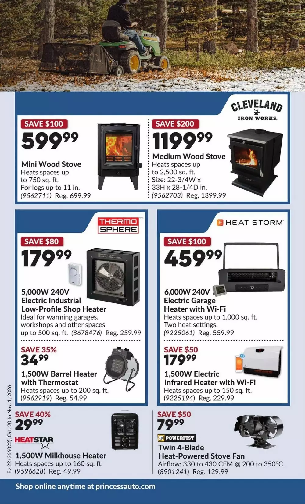 princess auto flyer october 20 november 1 6 298