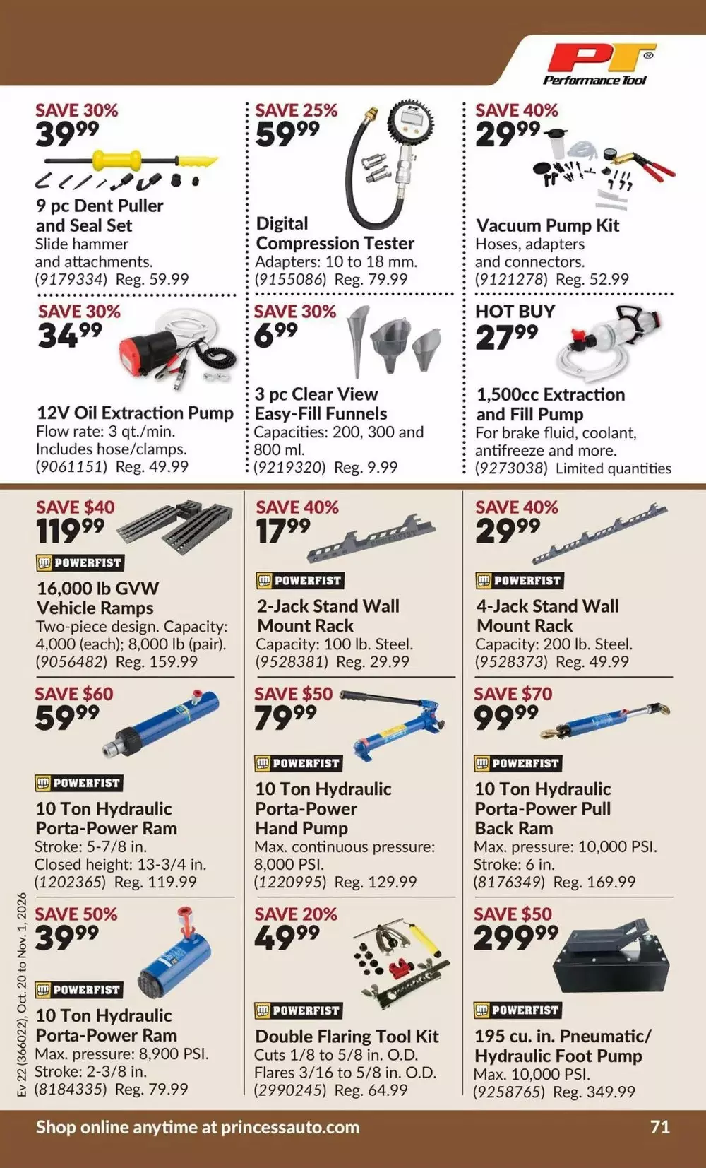 princess auto flyer october 20 november 1 72 123