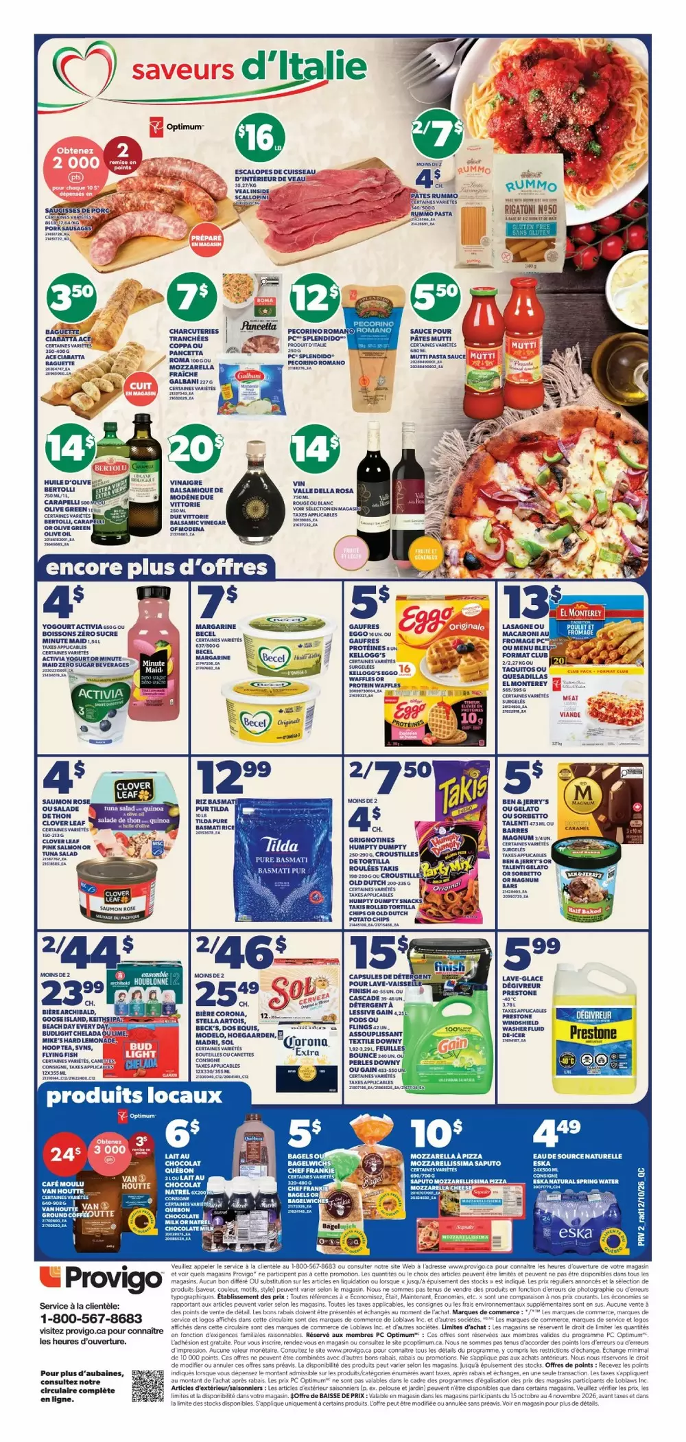 provigo flyer october 15 21 2 711