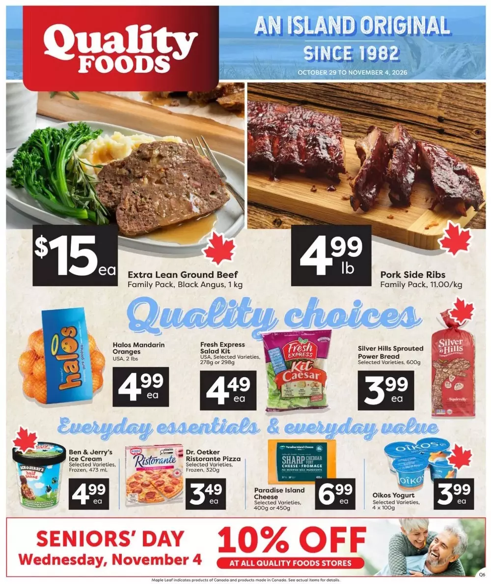 Quality Foods Flyer October 29 - November 4, 2026 1 quality foods flyer week 44
