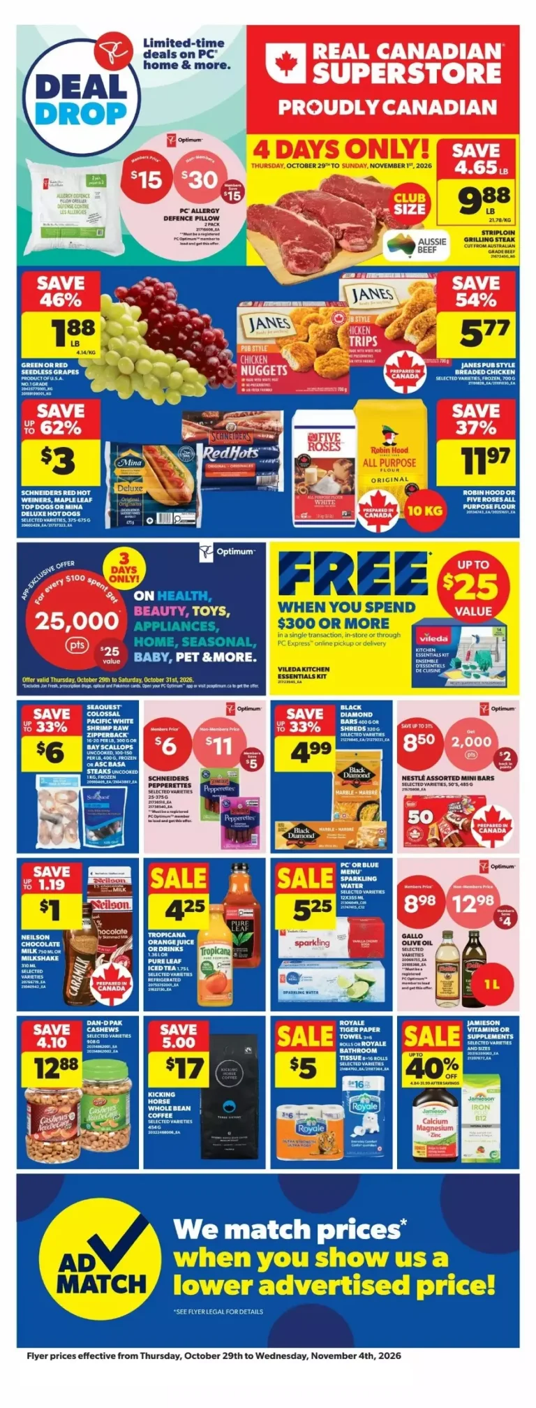 real canadian superstore flyer on week 44, 2026