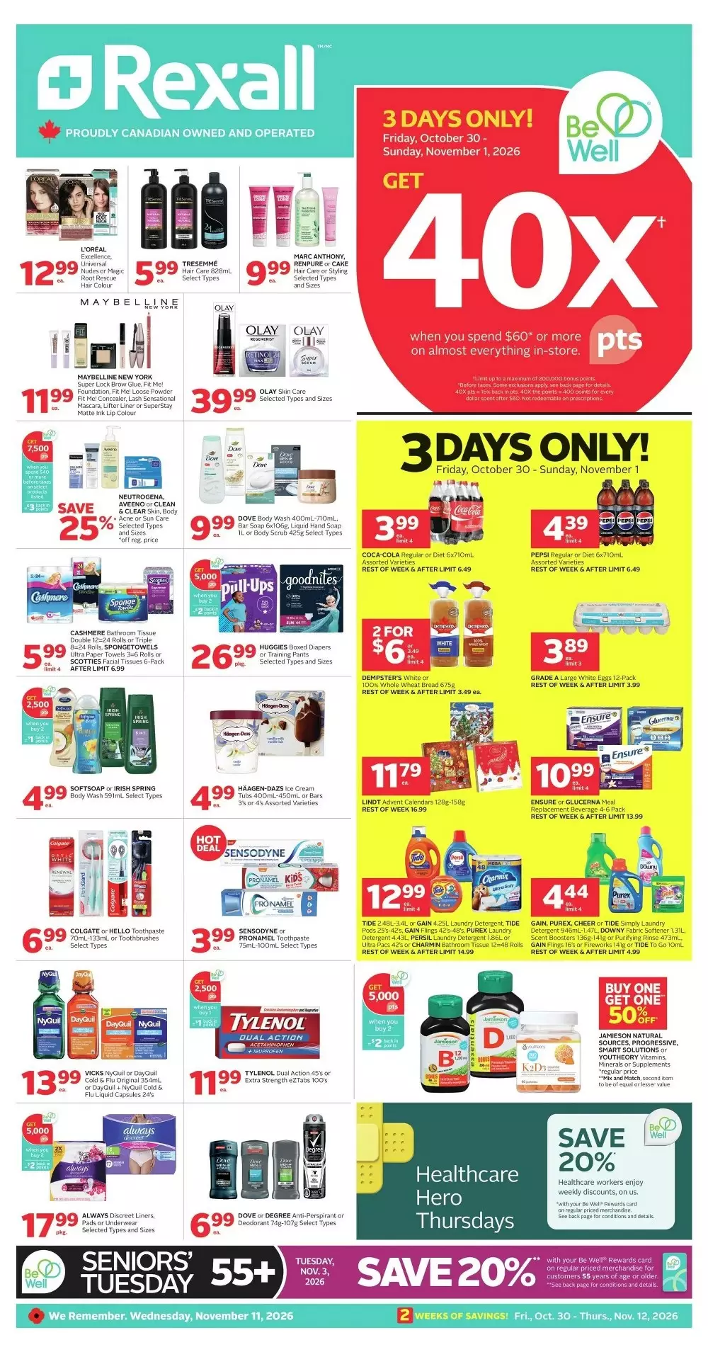 Rexall Flyer Canada October 30 - November 5, 2026 2 rexall flyer october 30 november 5 2