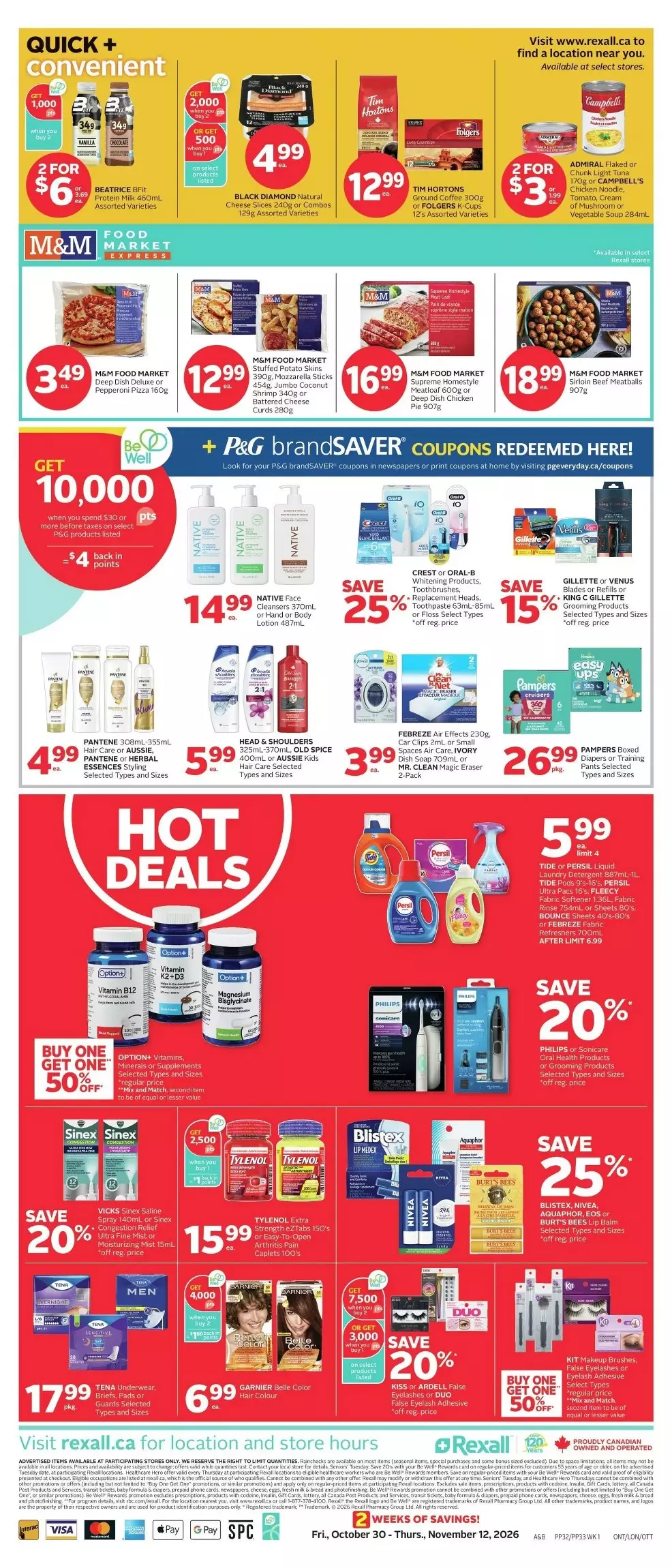 Rexall Flyer Canada October 30 - November 5, 2026 3 rexall flyer october 30 november 5 3