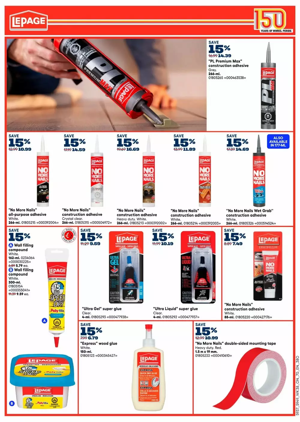 rona flyer october 15 21 22