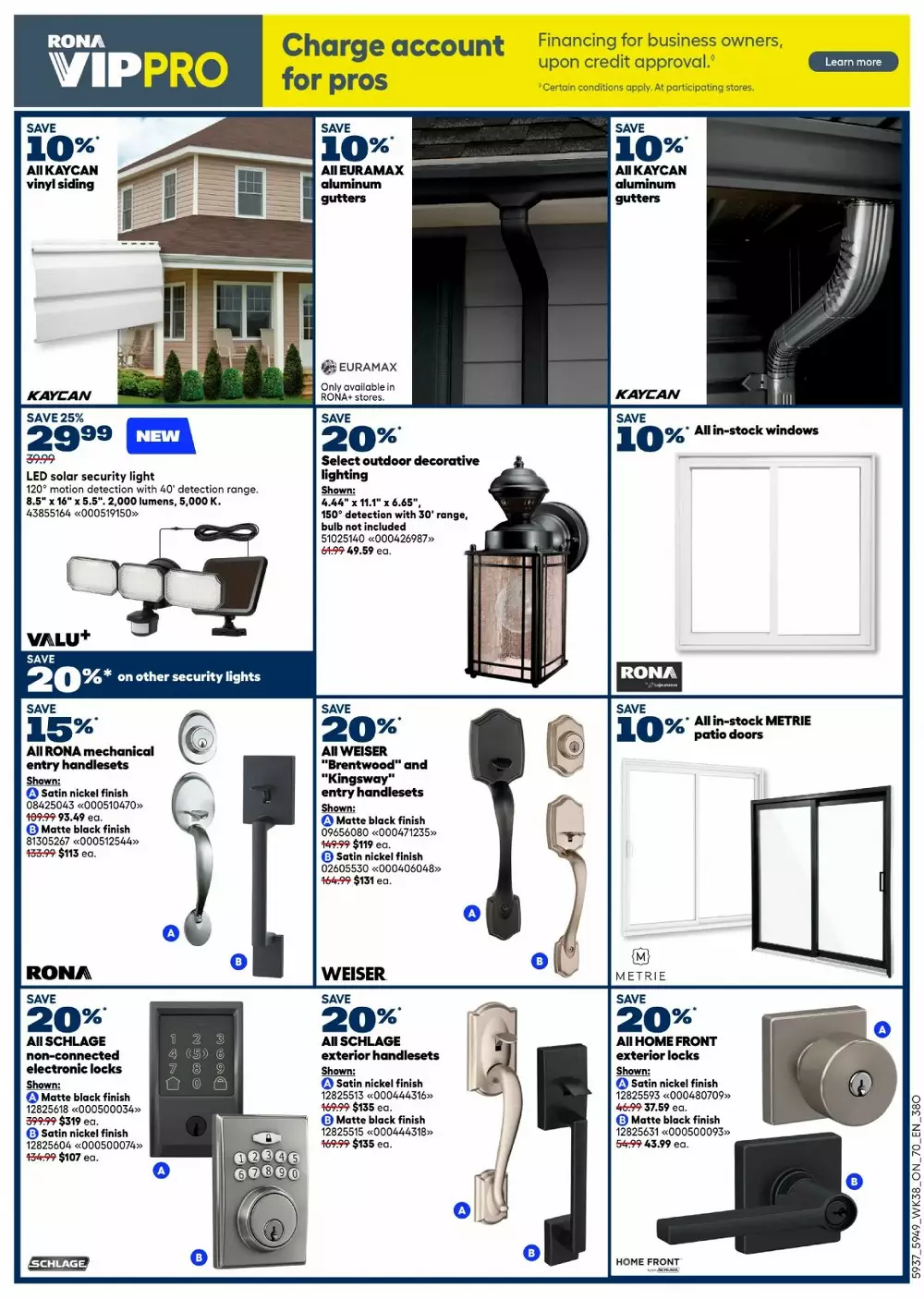 rona flyer october 15 21 8