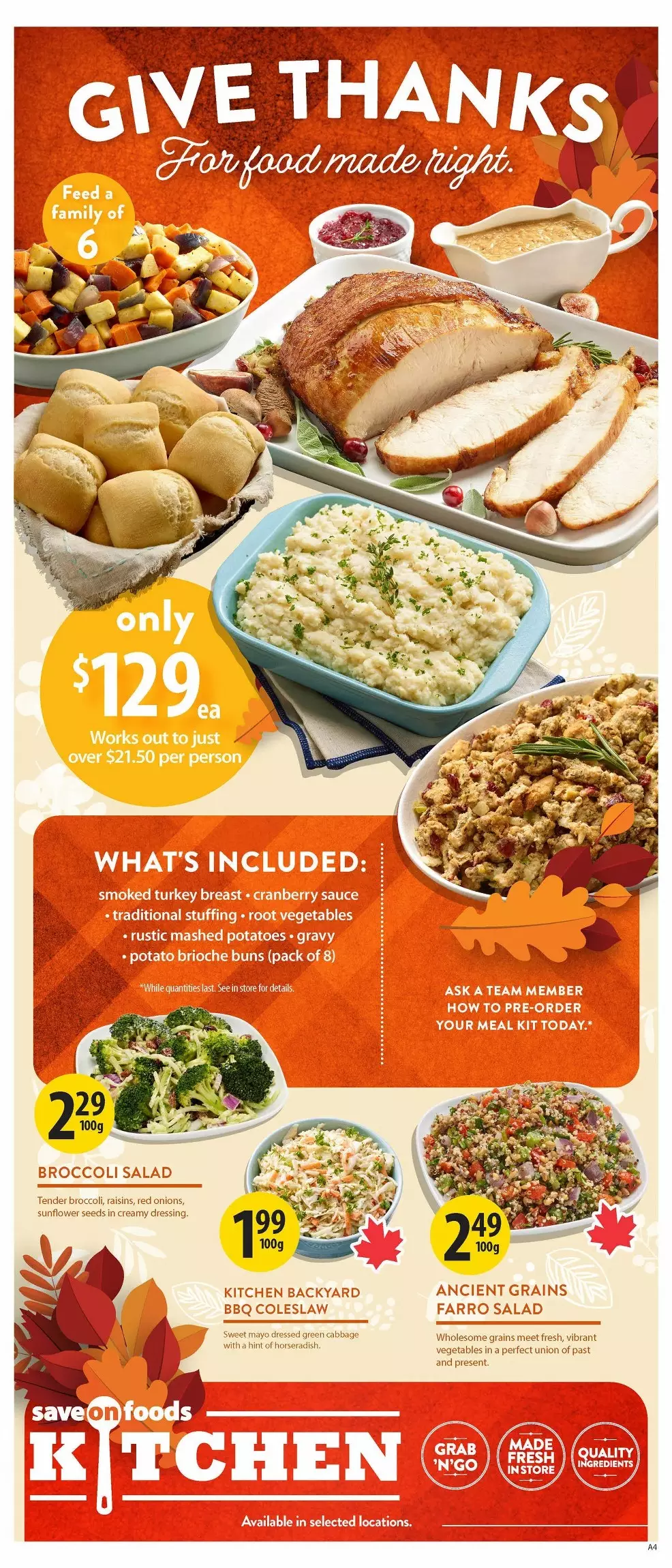 save on foods flyer october 8 14 9