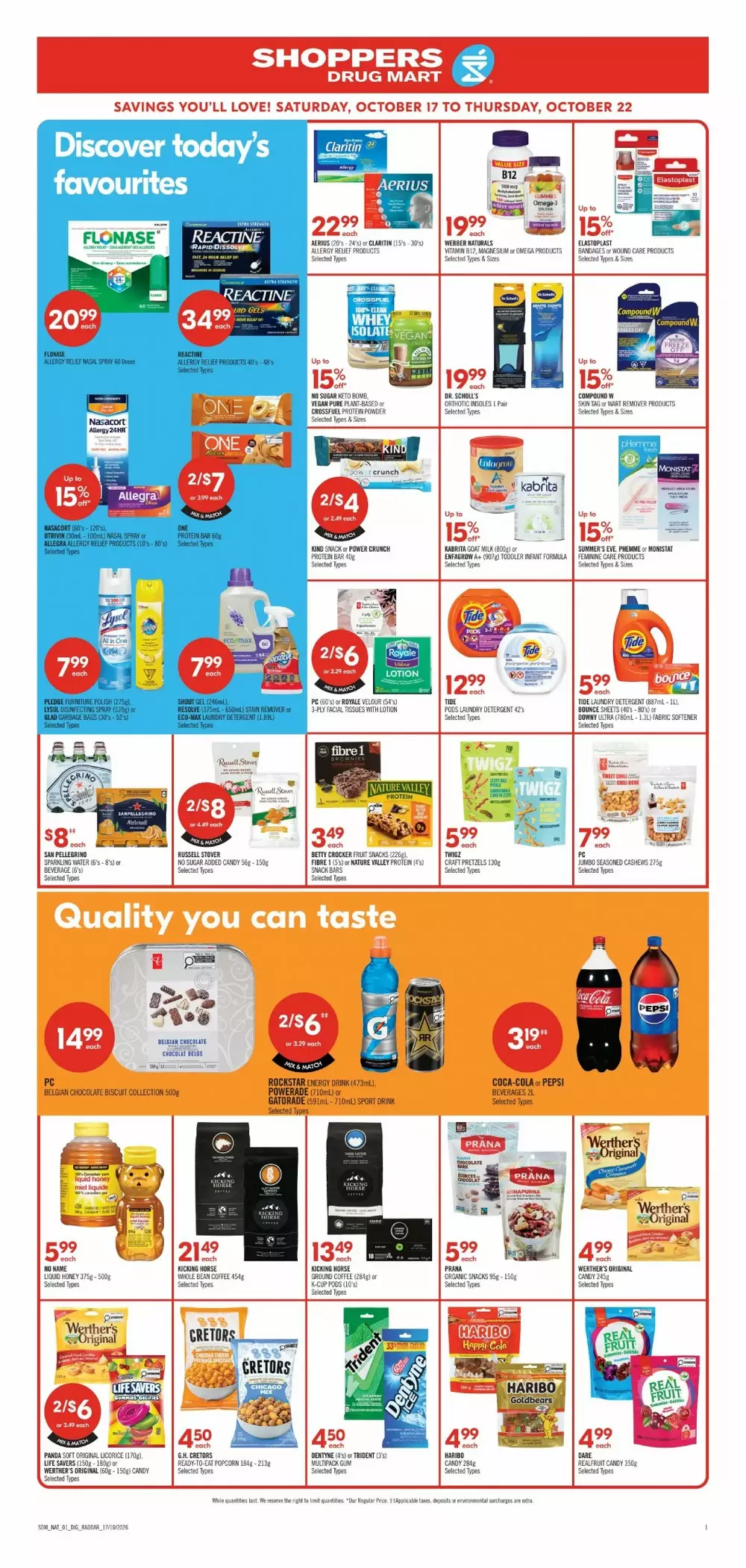 shoppers drug mart flyer october 17 22 22 328