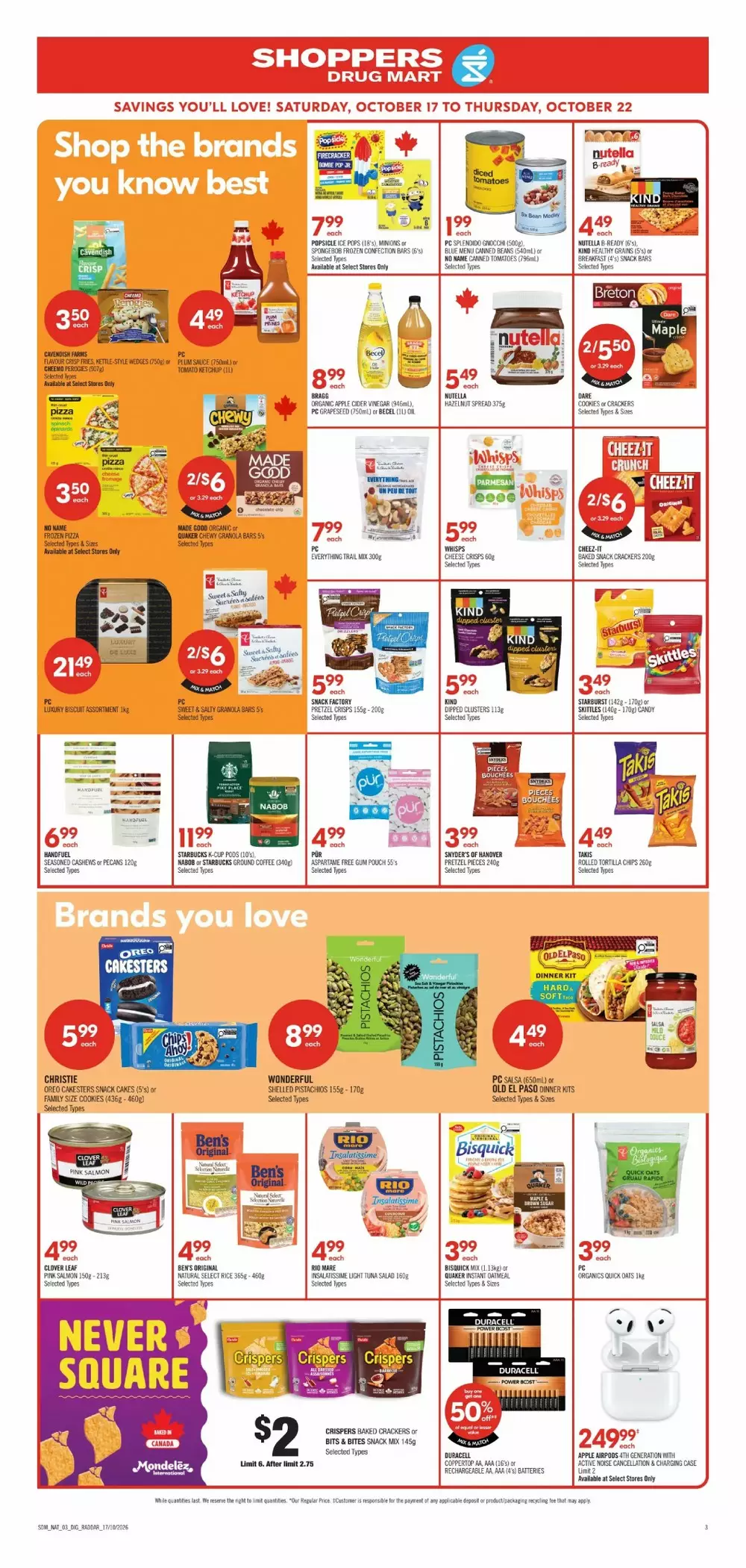 shoppers drug mart flyer october 17 22 24 394