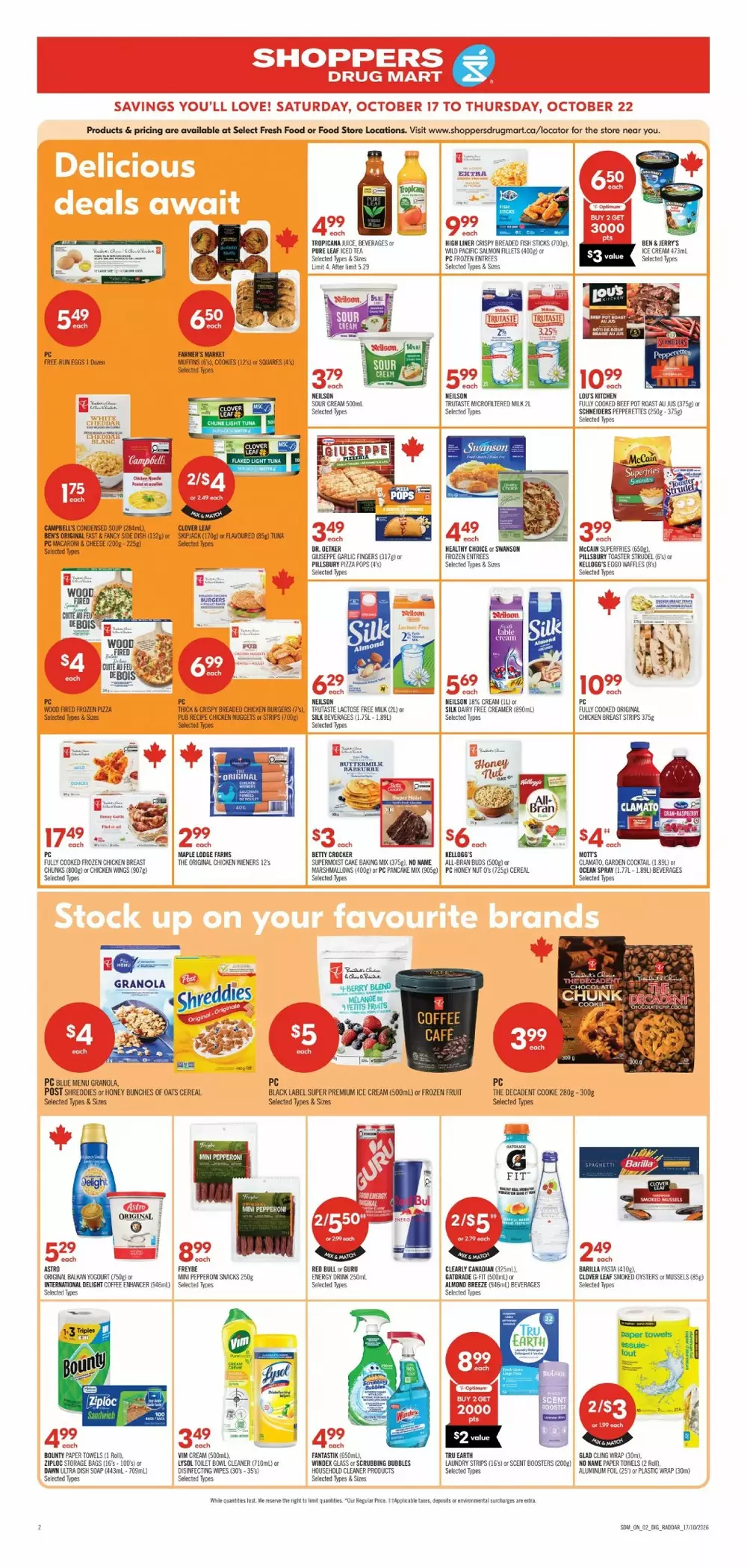 shoppers drug mart flyer october 17 22 7 913