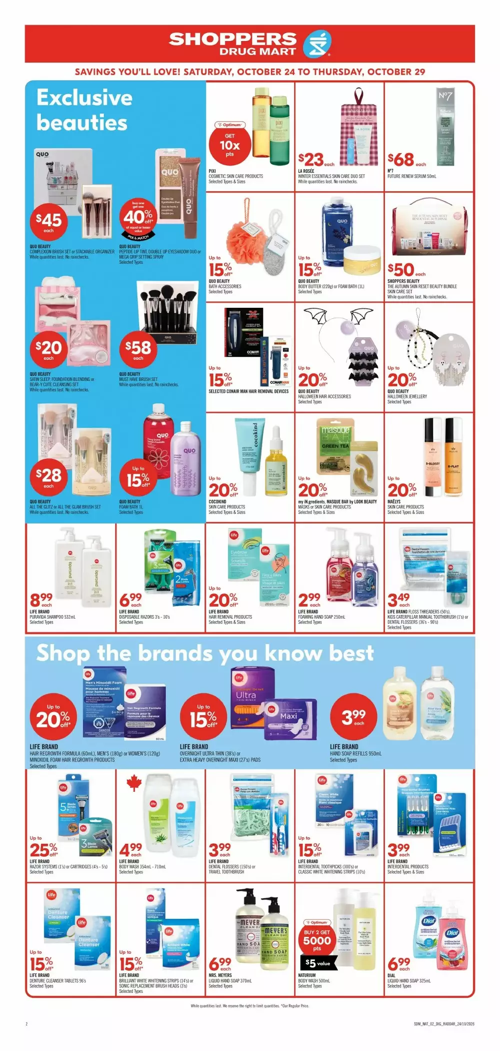 shoppers drug mart flyer october 24 29 16 328