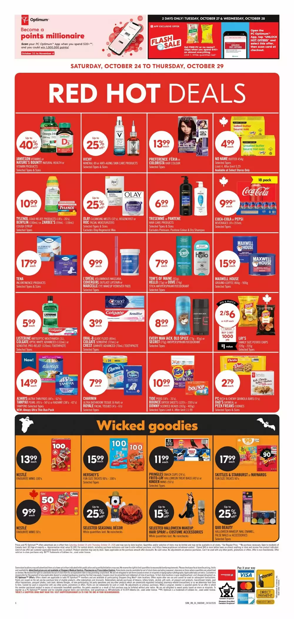 shoppers drug mart flyer october 24 29 2 456