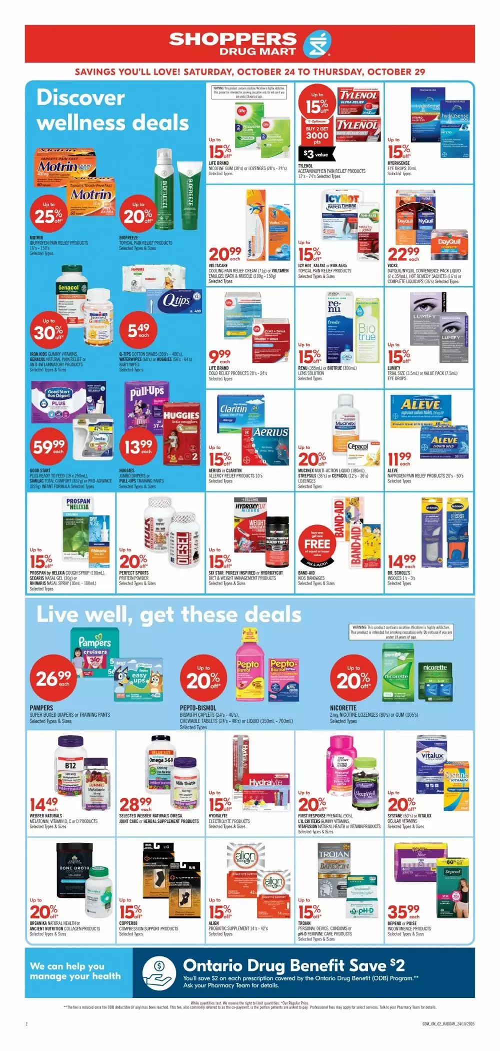 shoppers drug mart flyer october 24 29 6 449