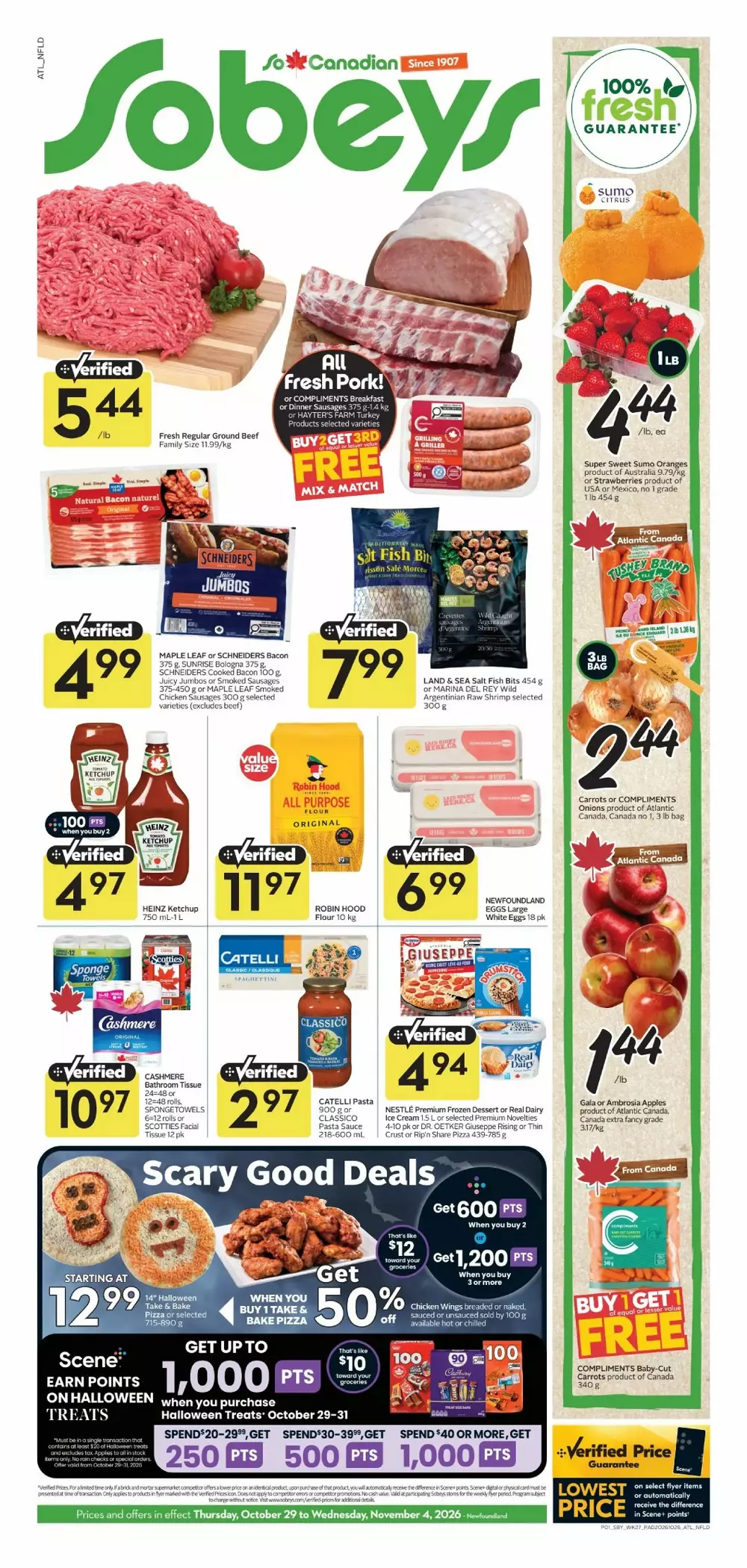 Sobeys Flyer (ATLANTIC) October 29 - November 4, 2026 1 sobeys flyer atlantic week 44