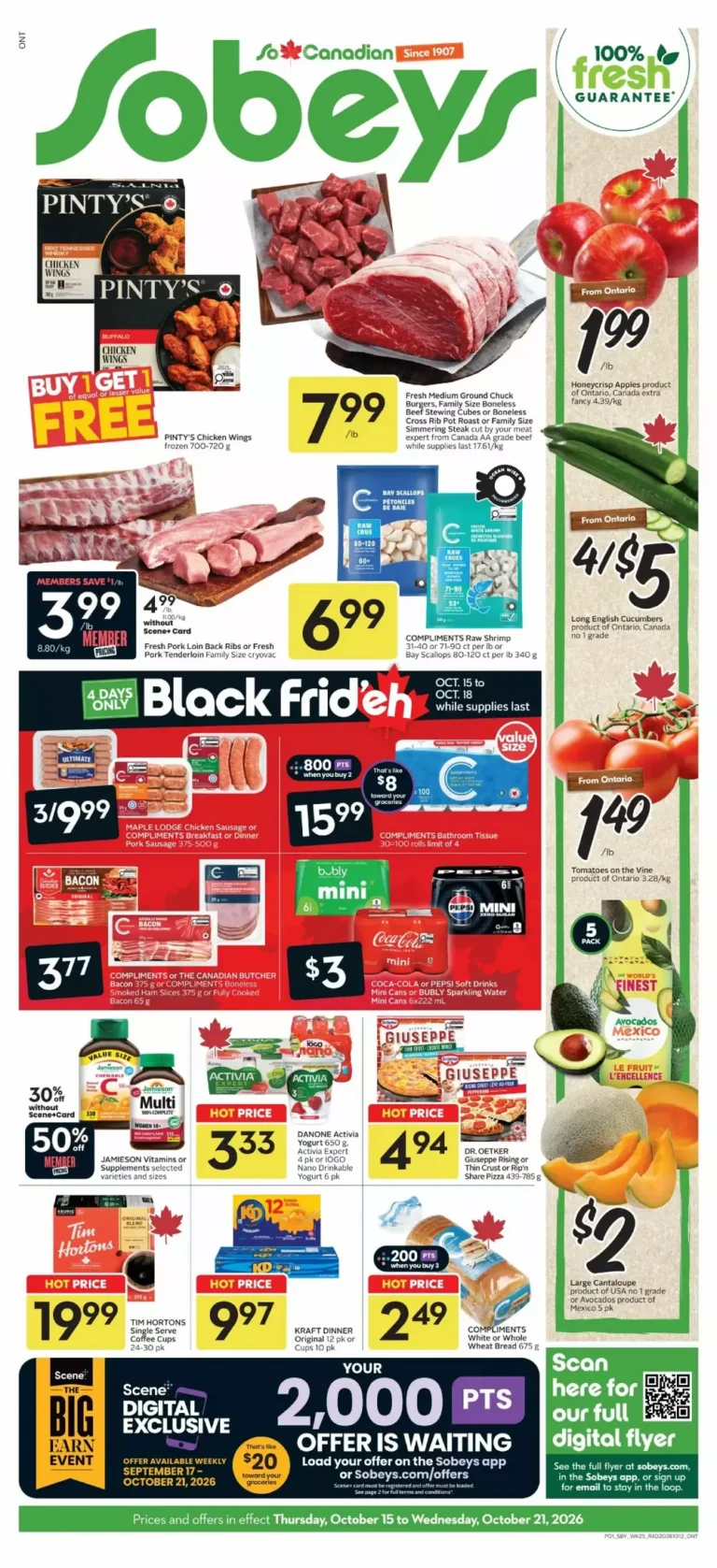 sobeys flyer on week 42