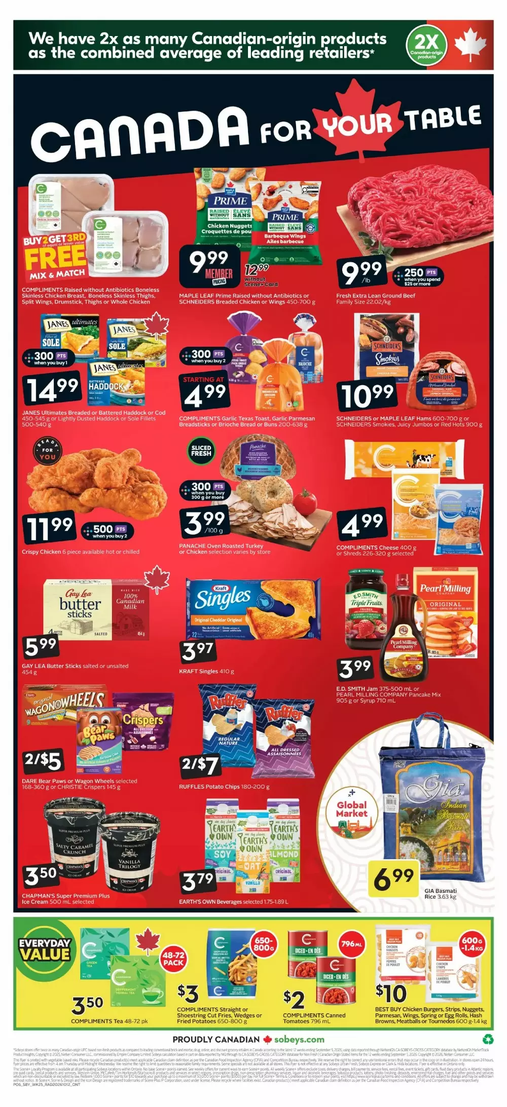 sobeys flyer on october 15 21 2 426