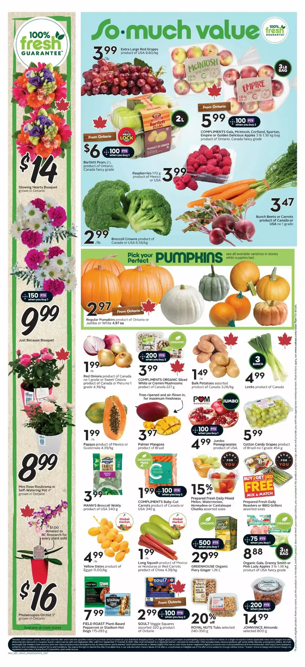 sobeys flyer on october 15 21 3 382