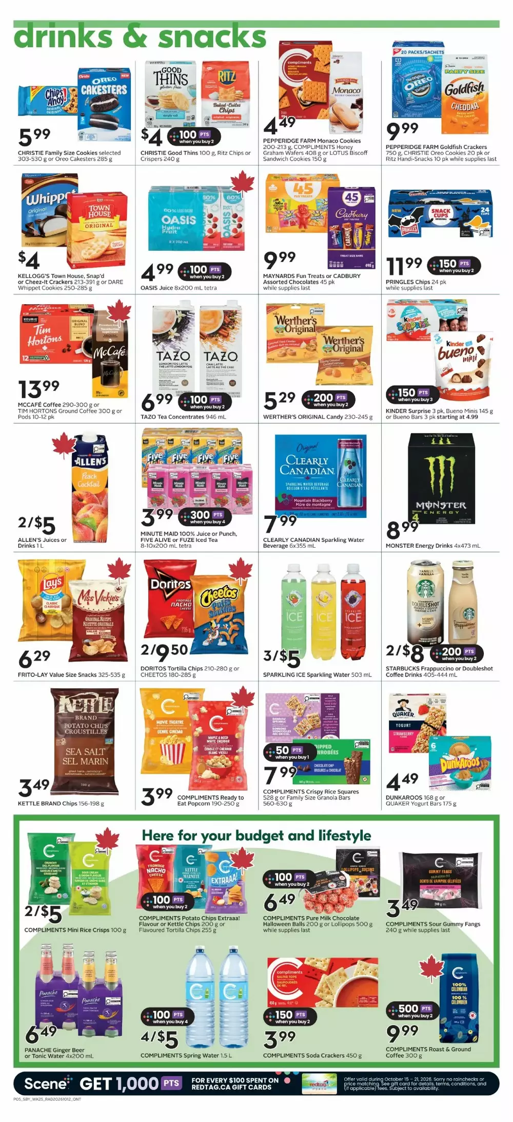 sobeys flyer on october 15 21 6 777