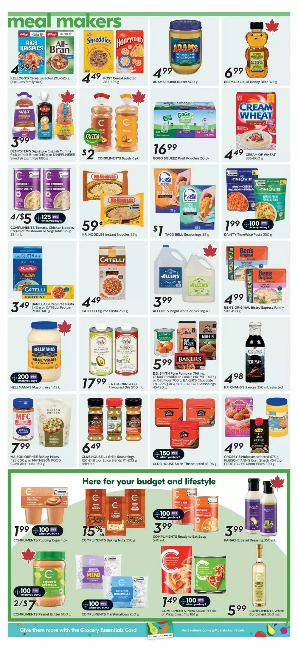 sobeys flyer on october 15 21 8 708
