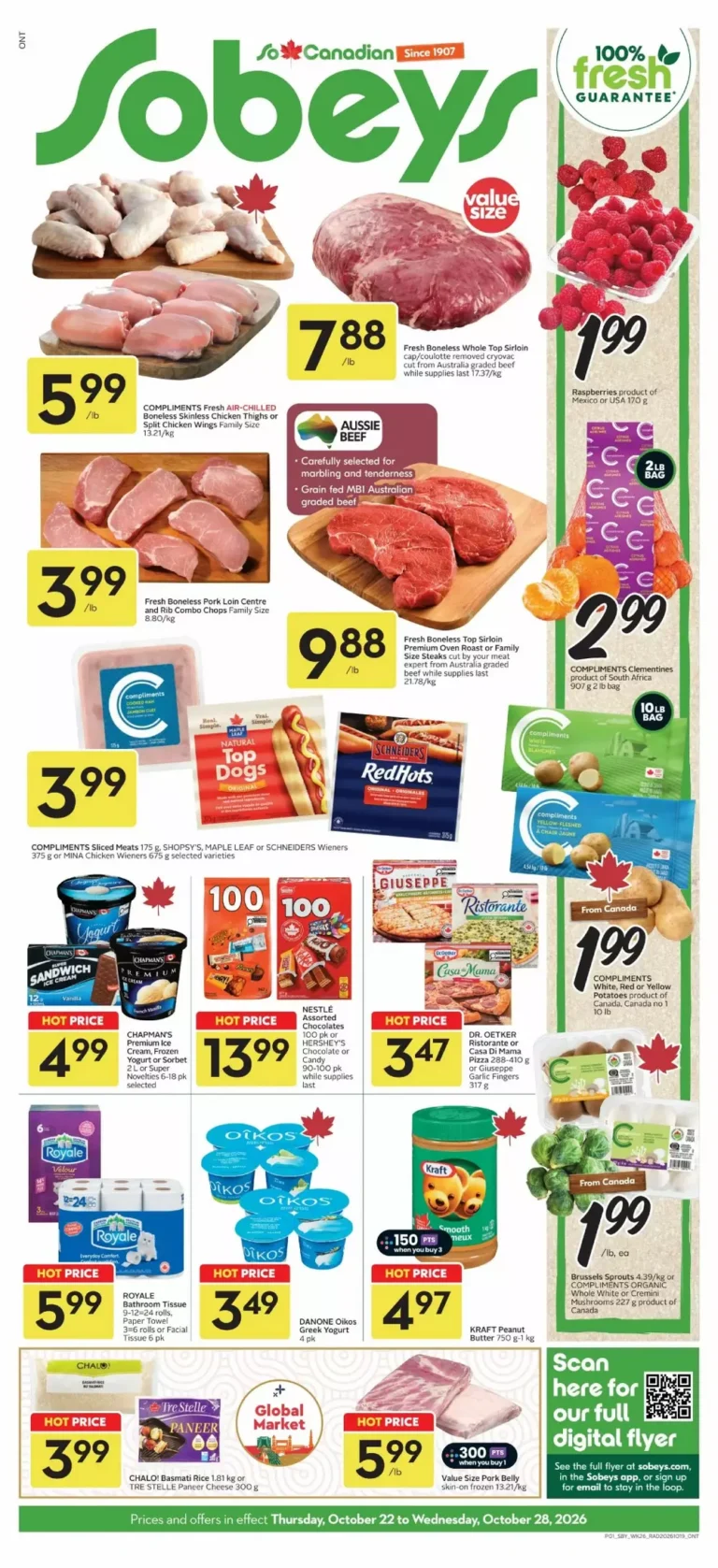 sobeys flyer on week 43
