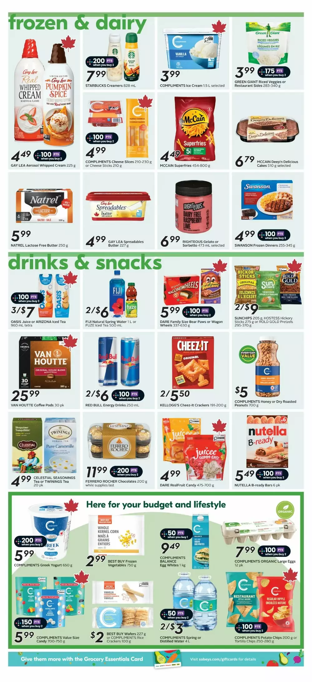 sobeys flyer on october 8 14 10 810