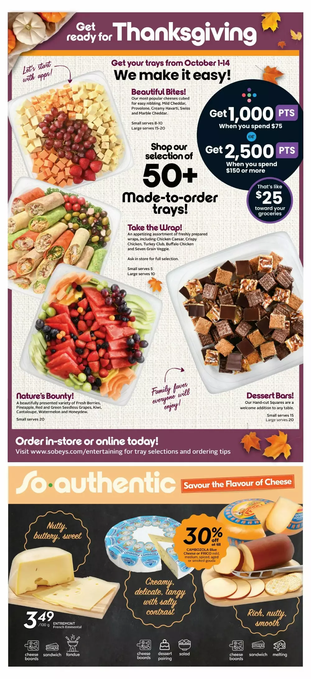 sobeys flyer on october 8 14 18 969