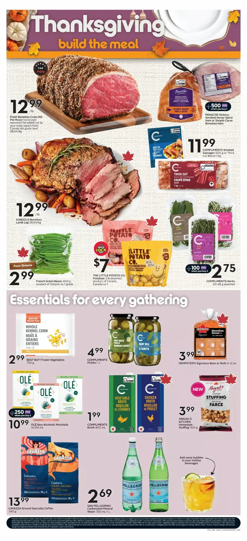sobeys flyer on october 8 14 5 168