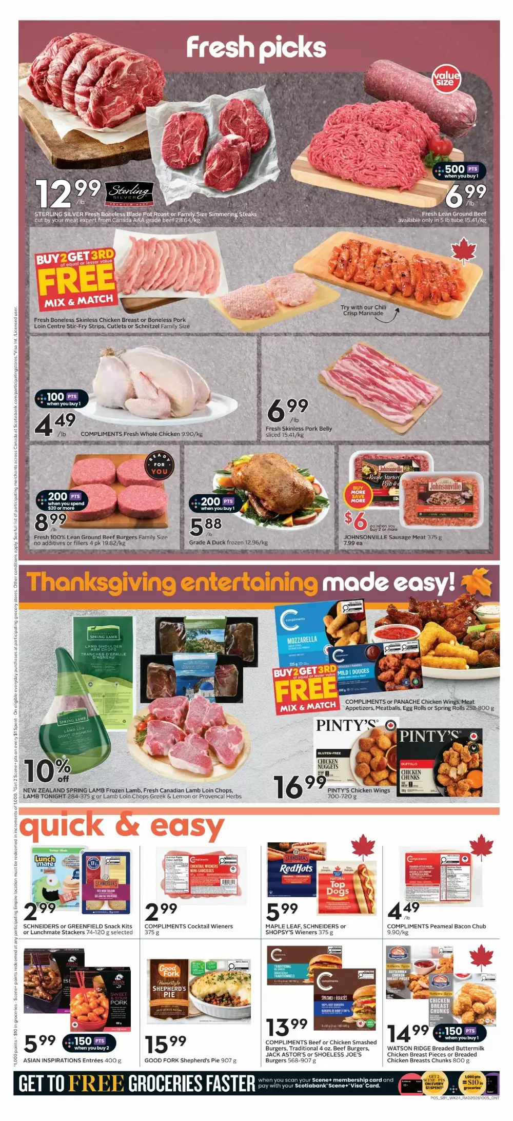 sobeys flyer on october 8 14 7 104