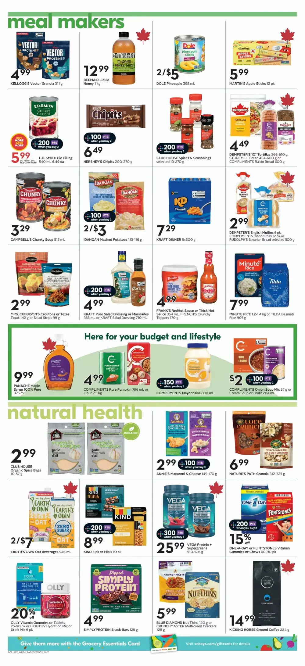 sobeys flyer on october 8 14 9 796