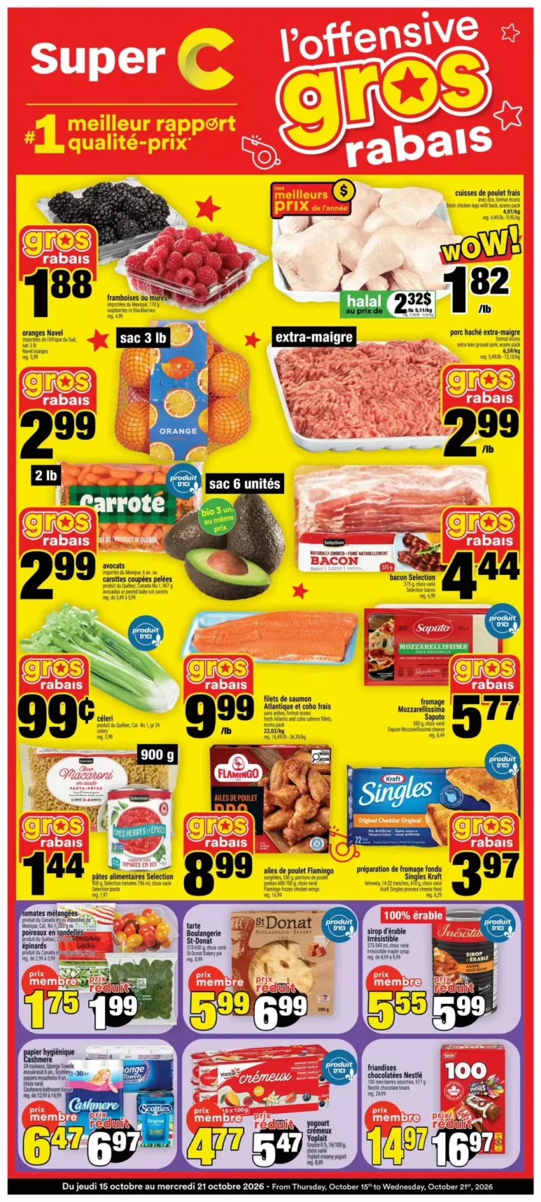 super c flyer week 42, super c circulaire semaine 42