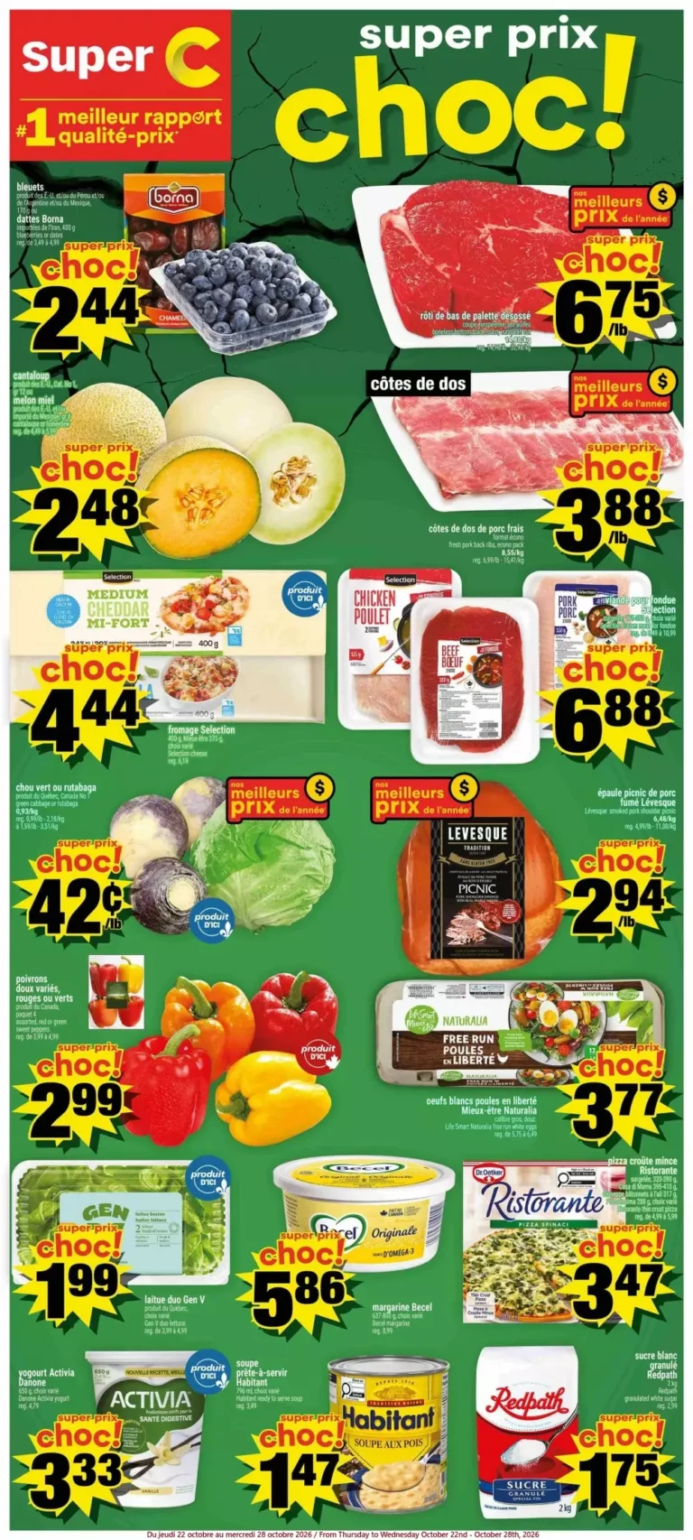 super c flyer week 43, super c circulaire semaine 43