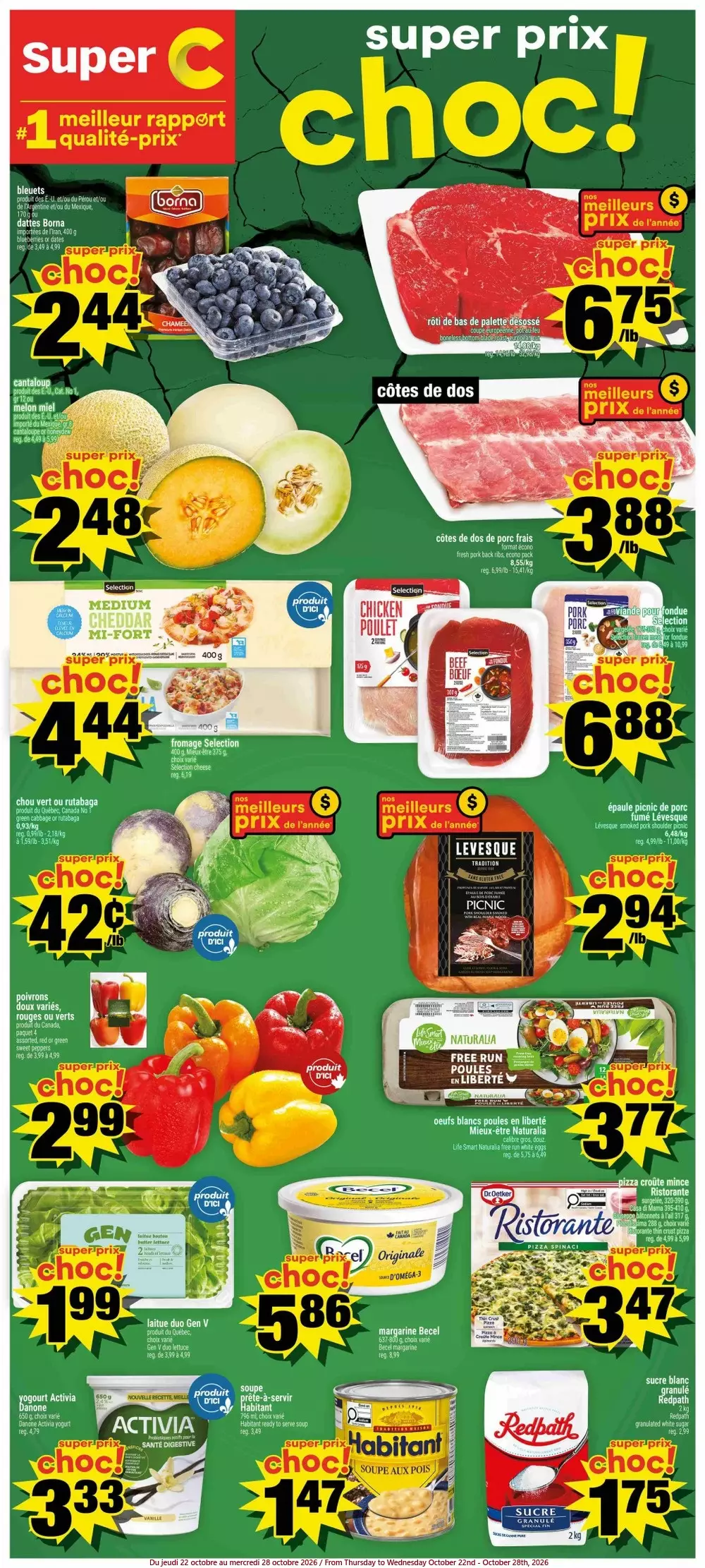 super c flyer week 43, super c circulaire semaine 43