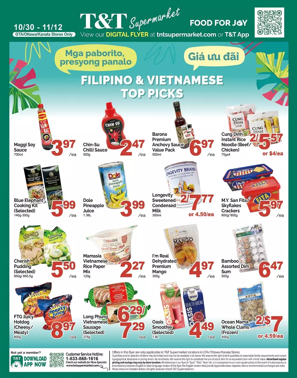 tt supermarket flyer oct 30 nov 5 7
