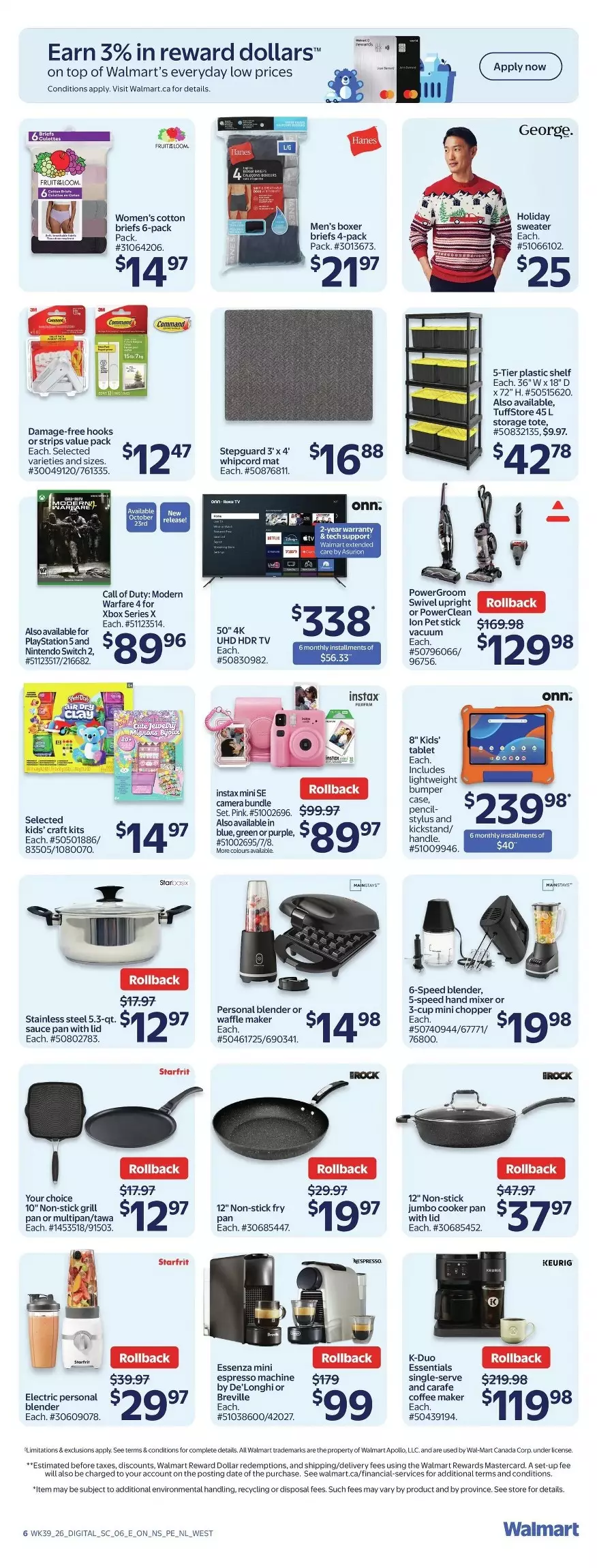 walmart flyer october 22 28 7