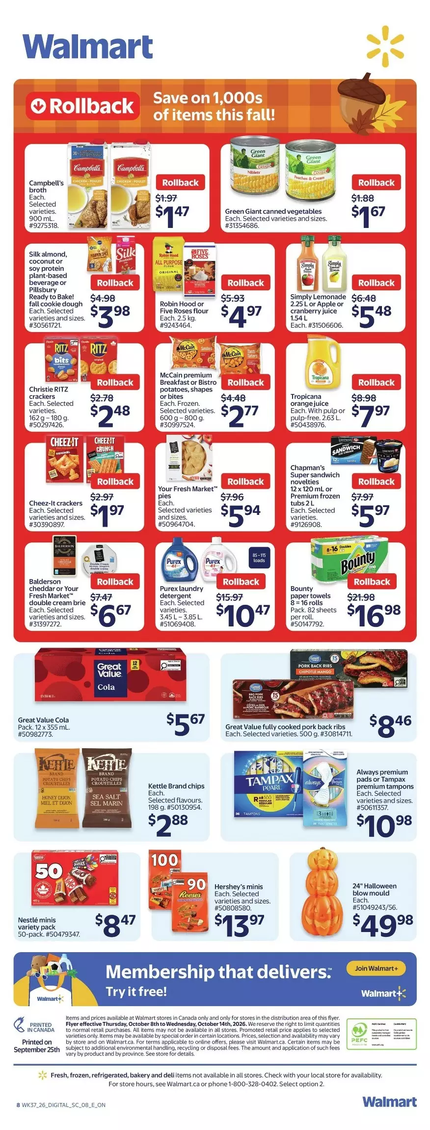 walmart flyer october 8 14 3