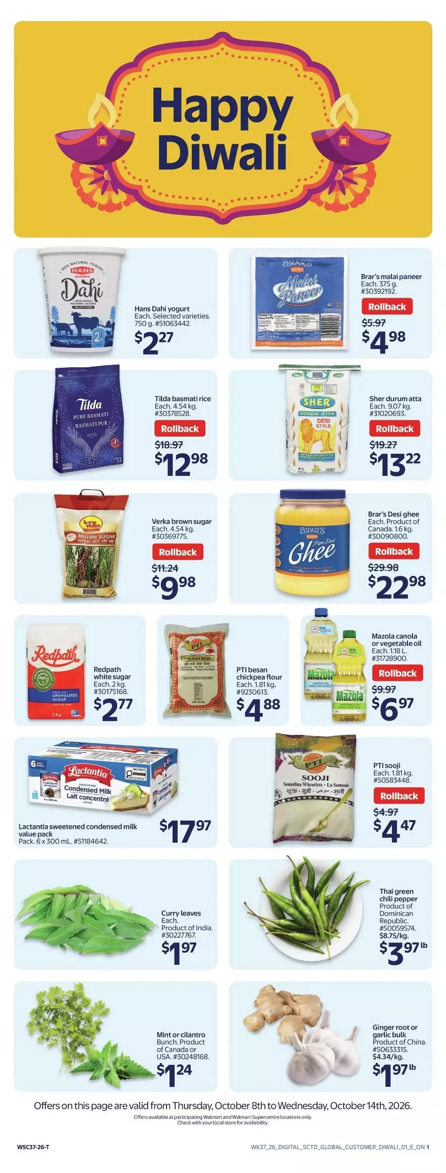 walmart flyer october 8 14 30