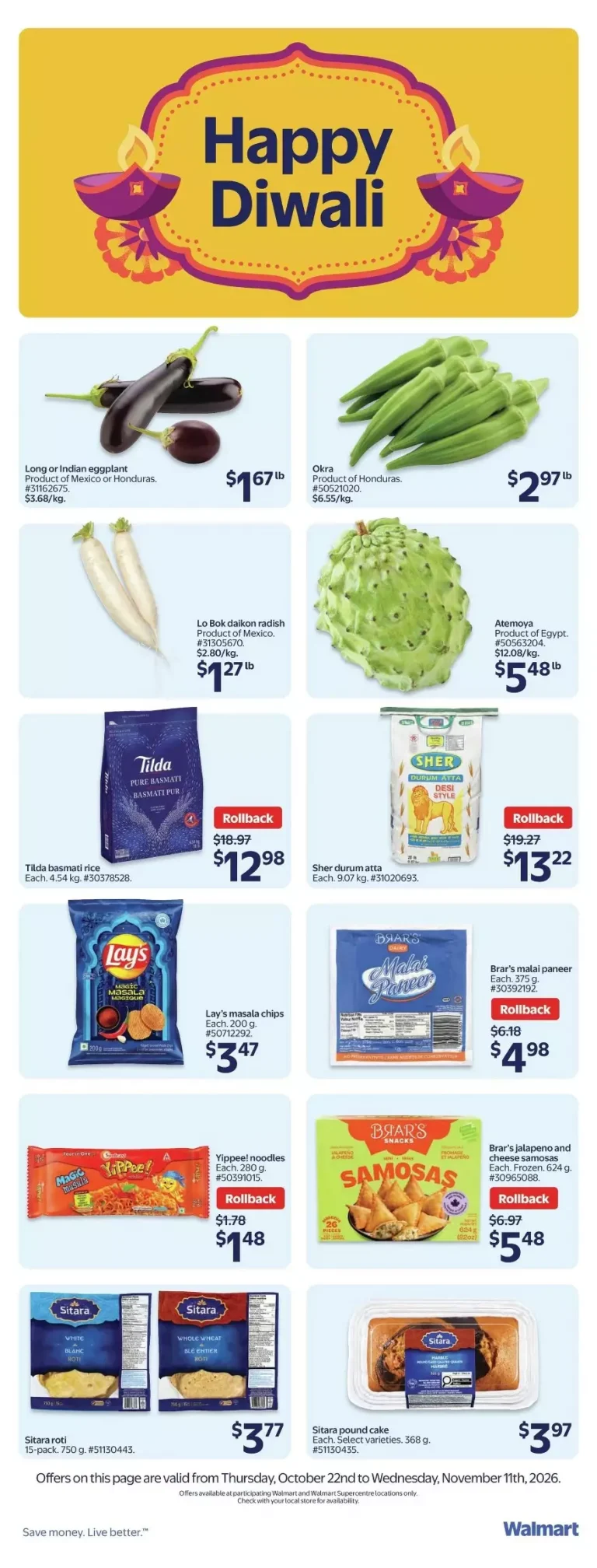 walmart flyer diwali week 43
