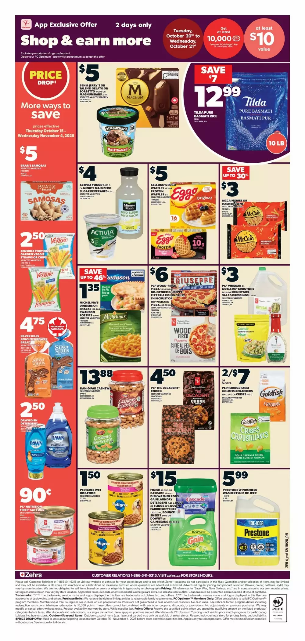 zehrs flyer october 15 21 2 832