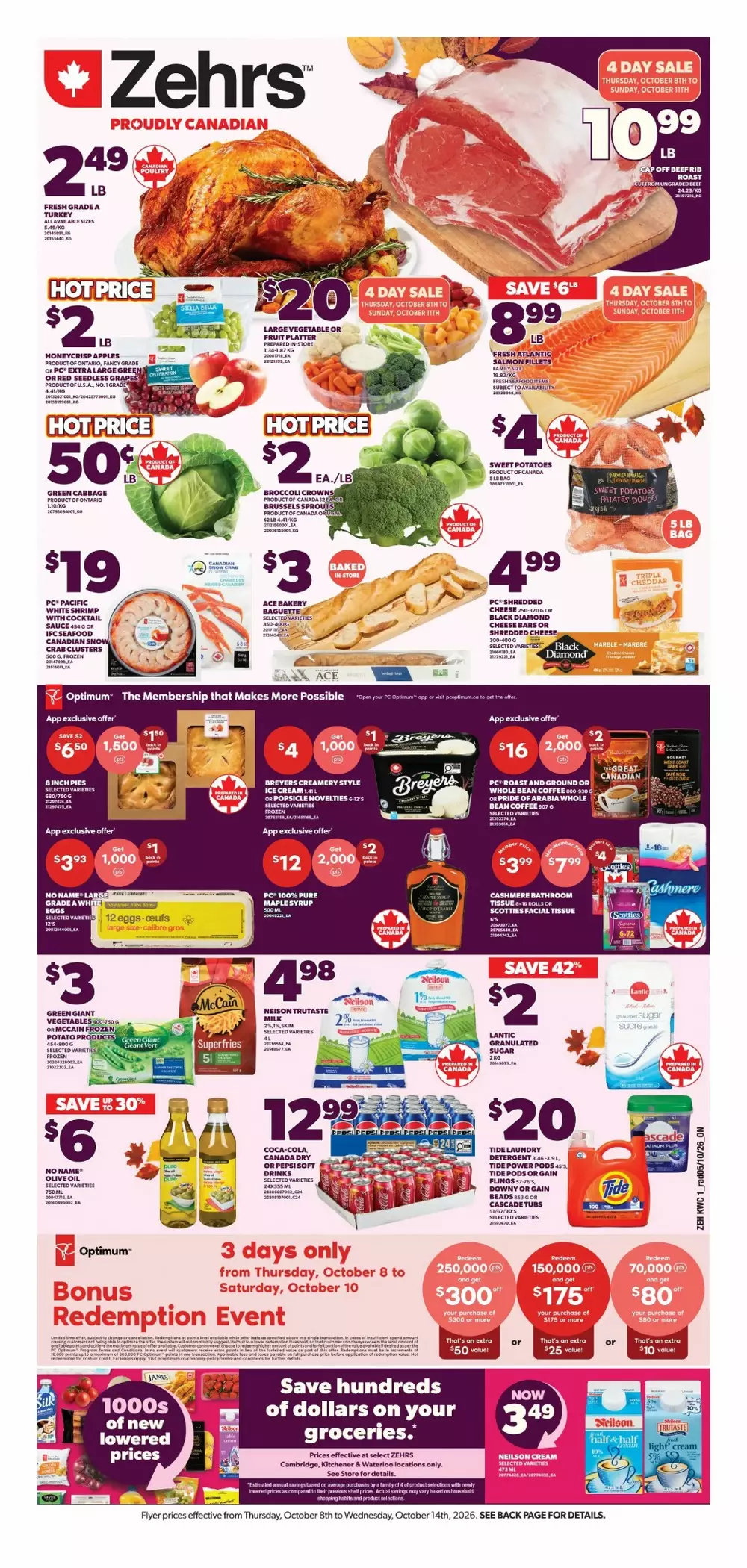 Zehrs Flyer October 8 - October 14, 2026 1 zehrs flyer week 41